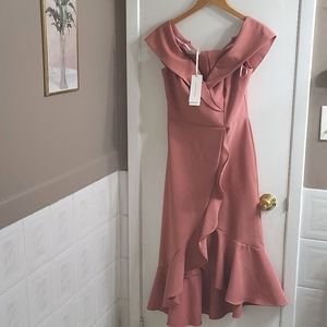Formal dress brand new salmon color